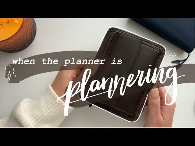 pocket filofax flip through | 30 days in my pocket rings!