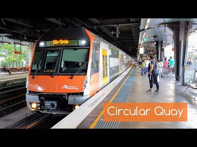 Sydney Trains Vlog 1515: Circular Quay With a Variety of Trains