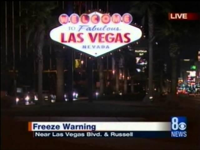 When It Gets Cold In Vegas: Darren Miller Reports, 8 News Now, Nov. 24, 2010