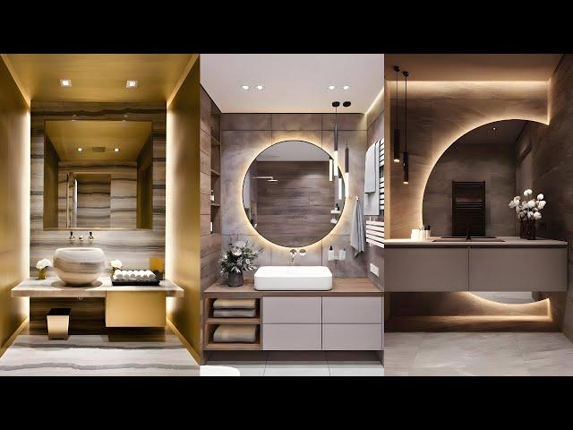 +100 BATHROOM MIRROR DESIGN IDEAS 2024 - MODERN BATHROOM DECOR USING MIRRORS - WALL MIRRORS DESIGNS