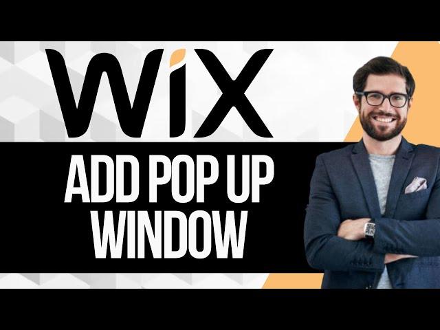 How to Add a Pop Up Window on Wix