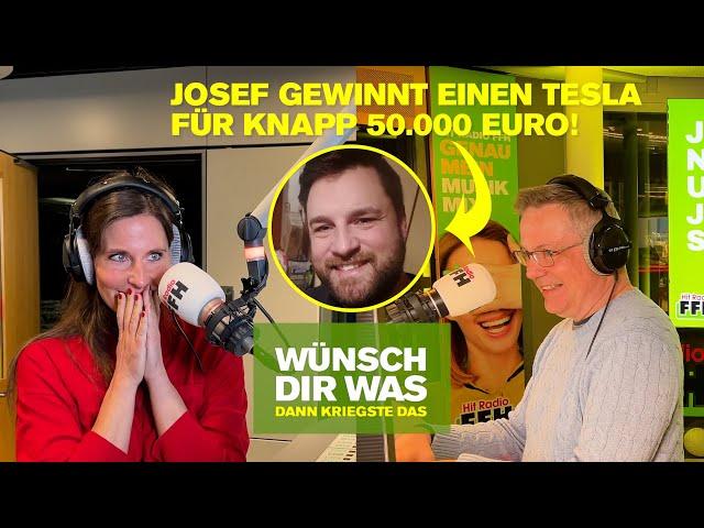 Wahnsinns-Gewinn bei FFH Wünsch dir was! Ein Tesla im Wert von 50.000