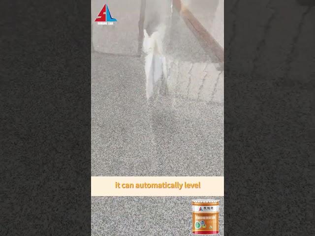 Epoxy colored sand self-leveling floor paint
