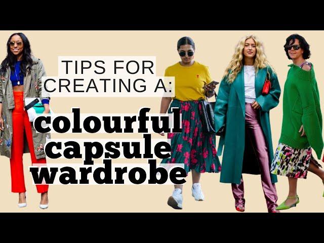 Create a Colourful Capsule Wardrobe   LOOKBOOK