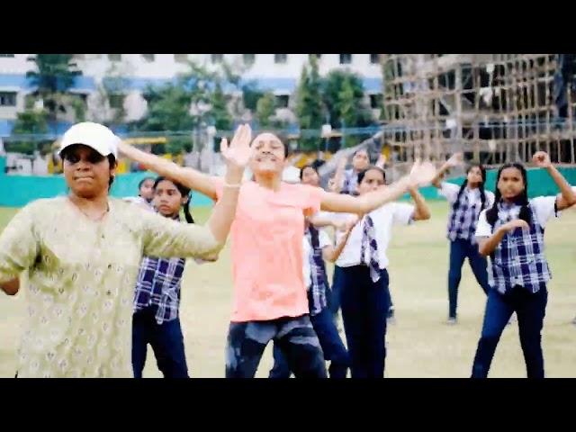 Garba dance by school students