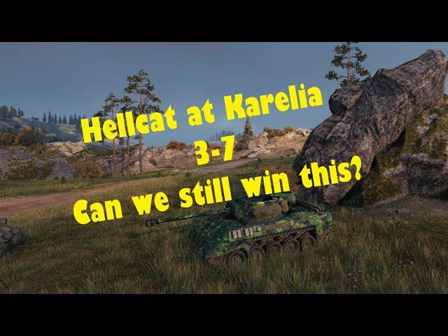 Hellcat at Karelia. 3-7, i wonder if we can still win this.