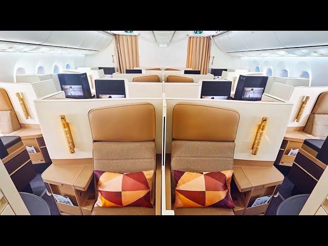 Etihad Business Class Boeing 787 Maldives to Abu Dhabi (+ lounge)