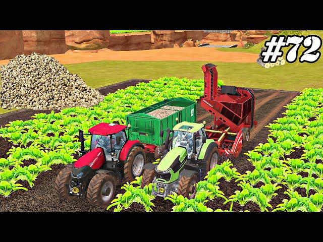 FS 18. Timelapse # 72. Digging up sugar beets.