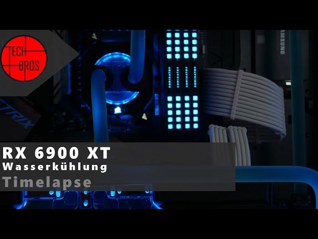 AMD RX 6900 XT unter Wasser gesetzt (Timelapse)