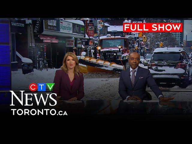 Toronto attempts to dig out after over 20cm of snow | CTV News Toronto at Six for Feb. 13, 2025