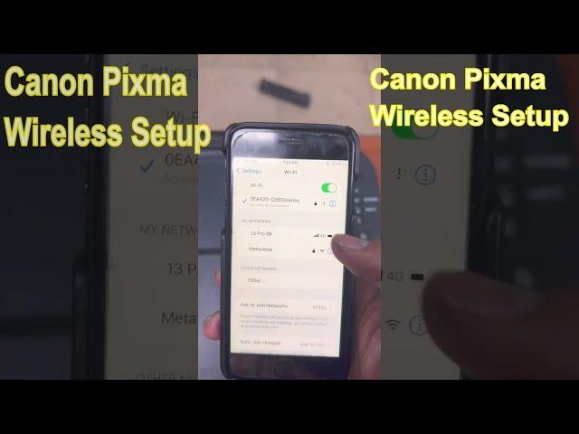 How To Print Documents From Your Mobile iPhone Canon Pixma G3415