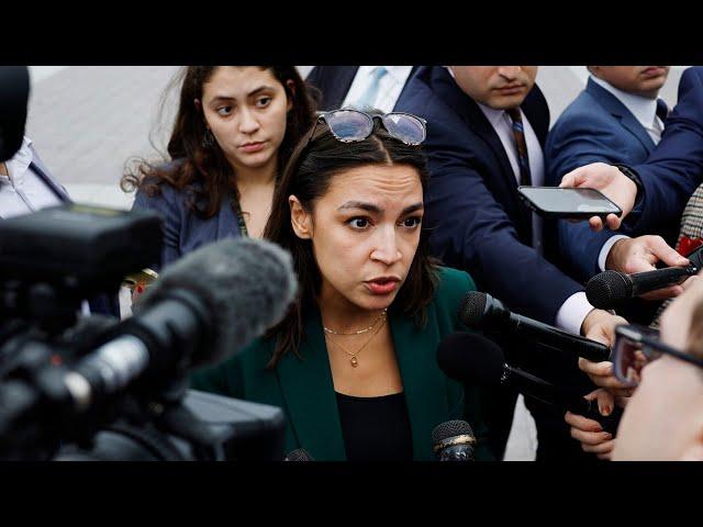 AOC claims GOP 'endangering women' over transgender bathroom bill