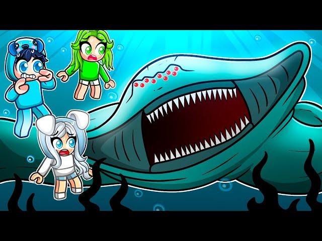 ROBLOX SEA MONSTERS With Crazy Fan Girl & Twin Sister!