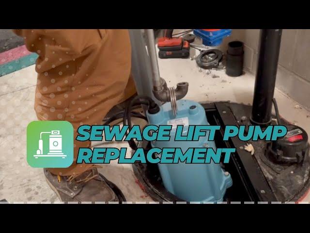 Sewage Lift Pump Replacement - Why a grinder pump is better