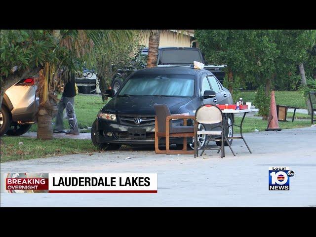 Detectives investigate shooting in Lauderdale Lakes