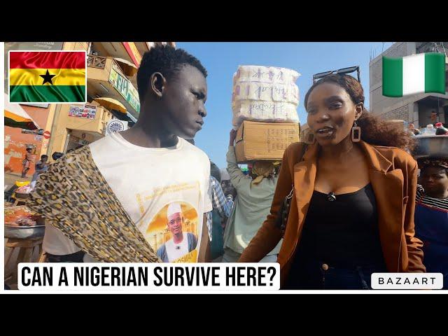 Surviving GHANA's Craziest Shopping Experience With My Nigerian Friend in Makola MARKET | GHANA