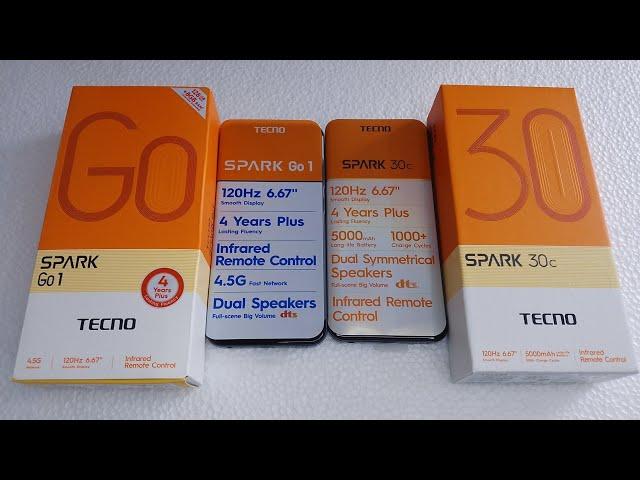 TECNO SPARK 30C VS TECNO SPARK GO1 : SPEED TEST