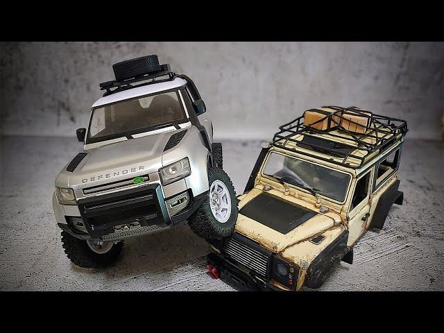 rc cars / Mn99s  new 바디킷 신형디펜더90 으로 업그레이드. / rc car /Mn99s new body kit upgraded to new Defender 90