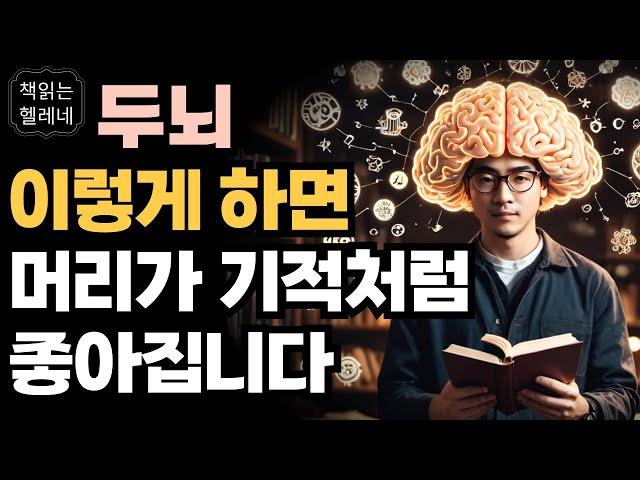 건망증 치매 싹 사라집니다ㅣ저절로 머리가 좋아지는 두뇌 훈련법ㅣ뇌가 20년 젊어지는 두뇌 자극법ㅣ오디오북ㅣ책읽어주는여자