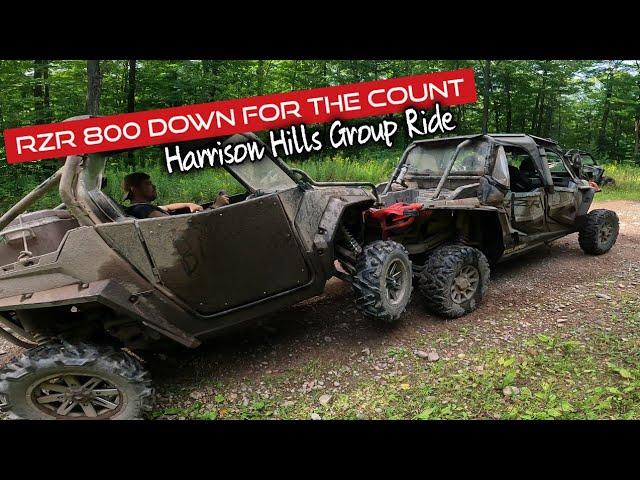 Everything Breaks at Once Harrison Hills Rip Session Wisconsin ATV Trails Polaris Razor