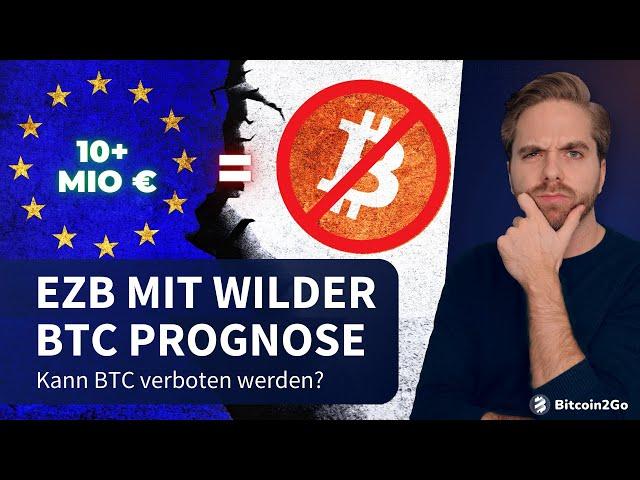 ⁣ACHTUNG: EZB Bitcoin Prognose - 10 Mio. € = VERBOT? Altcoin Gefahr & Apecoin | Krypto News