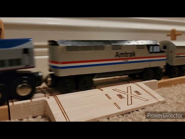 Wooden Amtrak Train 2