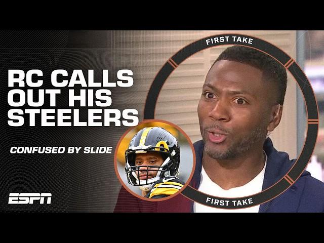 RC CALLS OUT his Steelers & Russell Wilson ️ 'WHAT THE HELL IS GOING ON?' | First Take