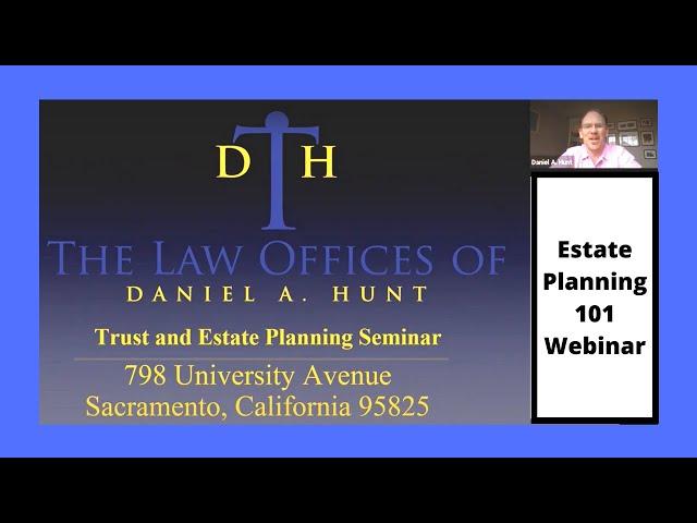 Estate Planning 101 Webinar