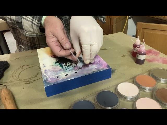 Studio Vlog | Tissue Paper | Encaustic Painting