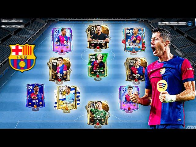 I Made Barcelona 2024 Best Special Squad In FC Mobile 25