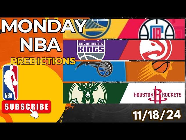 NBA Predictions Today 11/18/24 NBA FREE PICKS and Betting Tips | NBA Picks Today