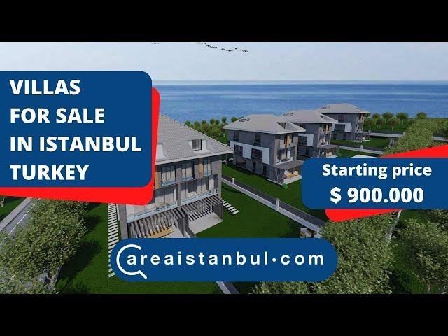 Sea view villas for sale in Beylikduzu Istanbul Turkey