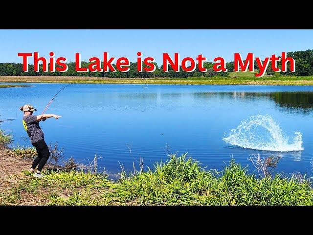 Fishing For BIG Bluegill in an ABANDONED Dried-Up Lake! **This Was Wild**