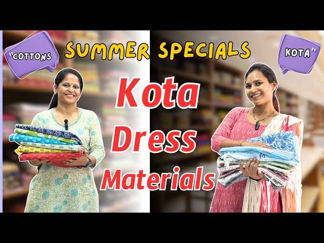 New Dress Materials||Summer Specials||@swapnavaitla ||#youtube #foryou #rangvarsha#trending