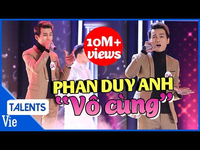 Đã tai nghe Phan Duy Anh hát live hit triệu view "Vô Cùng" đầy cảm xúc khiến Trấn Thành nổi da gà