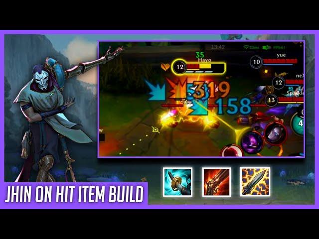 NEW HIGH DAMAGE JHIN BUILD | WILD RIFT