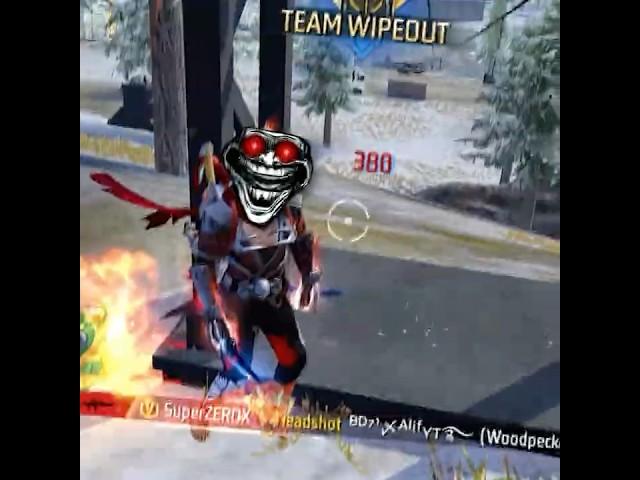 The Reason I am #1 in Woodpecker #shortsfeed #zeroxff #freefire