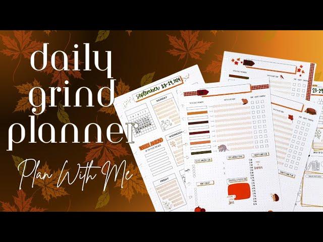 Plan With Me Daily Grind Goal Planner | Crush Your Goals