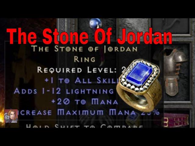 D2R Unique Items - The Stone Of Jordan (Ring) Used To Spawn Uber Diablo!