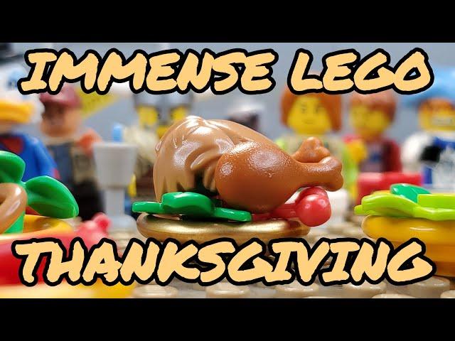 IMMENSE Lego Thanksgiving (Animated Stop-Motion)