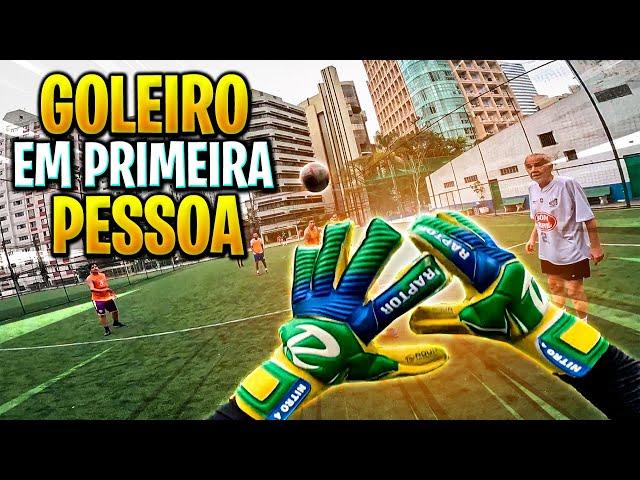 FIZ DEFESAS INCRÍVEIS NA VISÃO DO GOLEIRO (peguei até Pênalti)