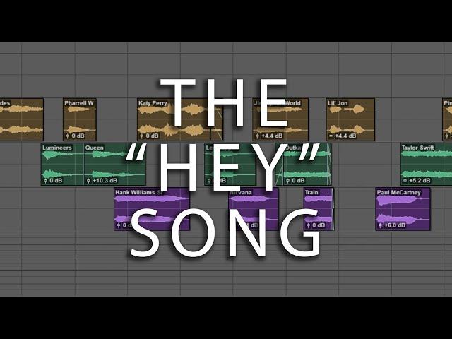 A song made entirely of artists singing "Hey"