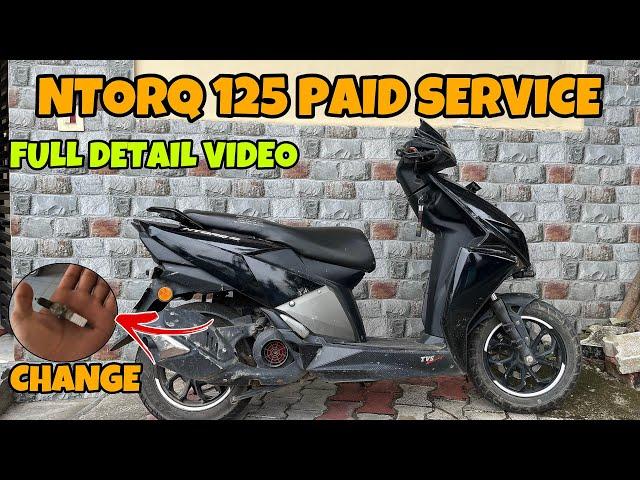 NTORQ 125 SERVICE FULL DETAIL VIDEO || RIDE WITH PANTHER ||