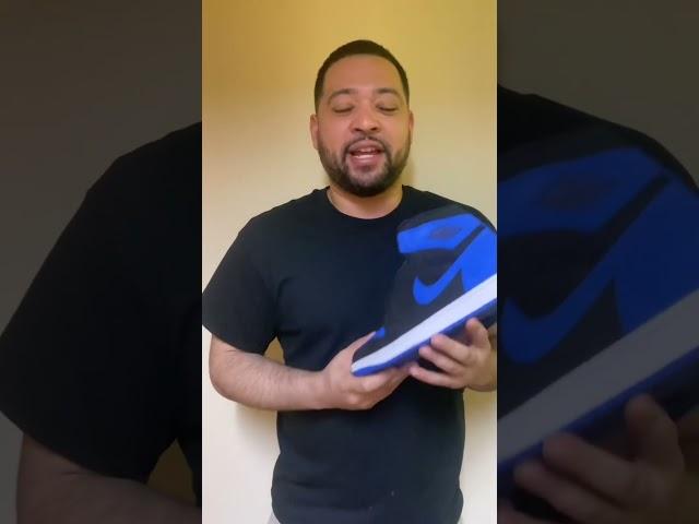Air Jordan 1 retro high og Royal vs air Jordan 1 retro high og Royal Reimagined #2024 #youtube #new