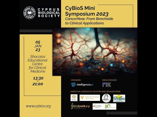 CyBioS2023| Short Talk 3, Constantina Neophytou, Ph.D., University of Cyprus