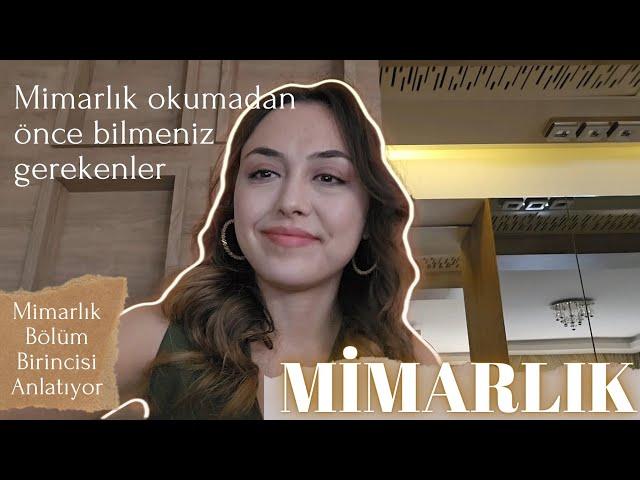 MİMARLIK | Mimarlık Okumadan Önce Kesinlikle Bilmeniz Gerekenler #mimarlıkfakültesi #mimarlık #yks