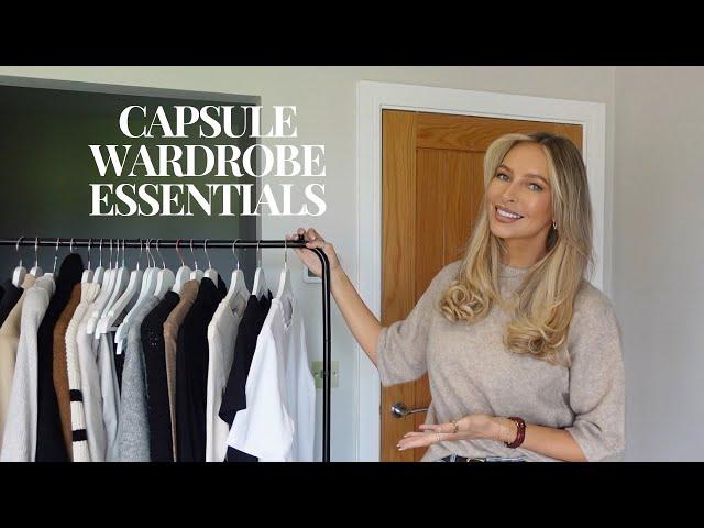 ULTIMATE AUTUMN CAPSULE WARDROBE 2024 - essential wardrobe basics for Autumn outfits