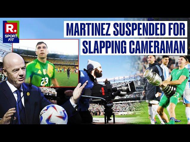 Argentinian Goalkeeper Emiliano Martinez Suspended By FIFA For Allegedly Slapping Cameraman