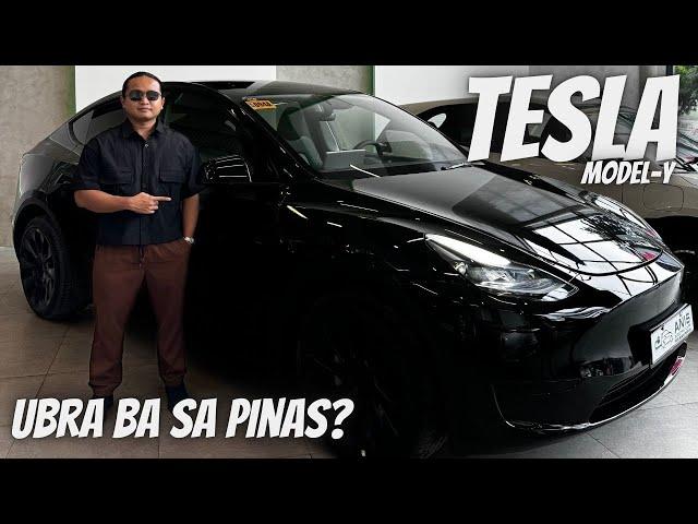 TESLA MERON NA SA PINAS! UUBRA KAYA DITO SATIN? #TeslaModelY