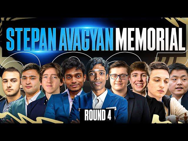 Stepan Avagyan Memorial 2025 | Round 4 | ft. Pragg, Aravindh